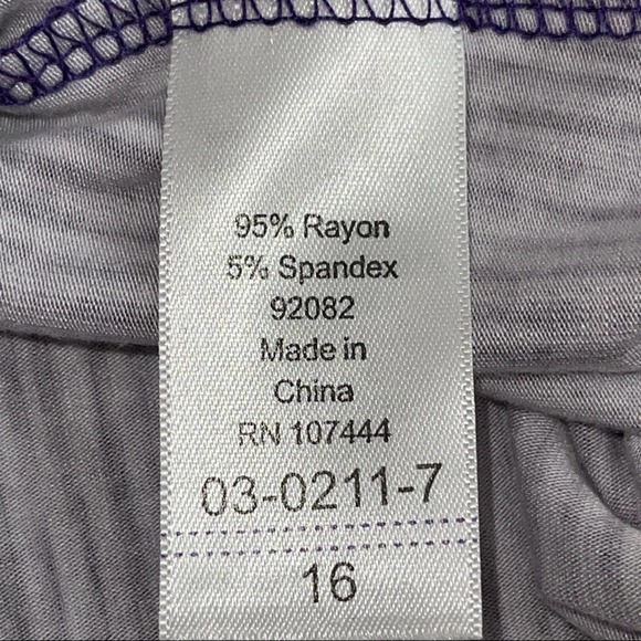 JESSICA LONDON PURPLE CHIC OFFICE MAXI WRAP DRESS 16 - Picture 3 of 3